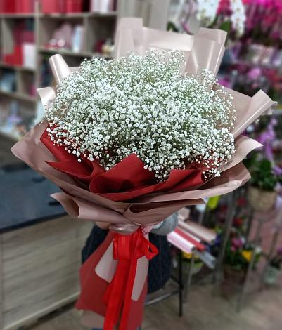 Букет цветов из: Гипсофила в Ельники