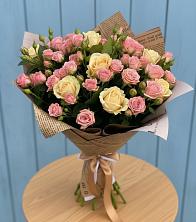 Букет цветов из:  Розы в Ельники