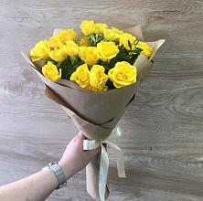 Букет цветов из:  Розы #REPLACE_PRED# Ельники