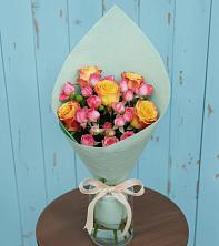 Букет цветов из:  Розы в Ельники